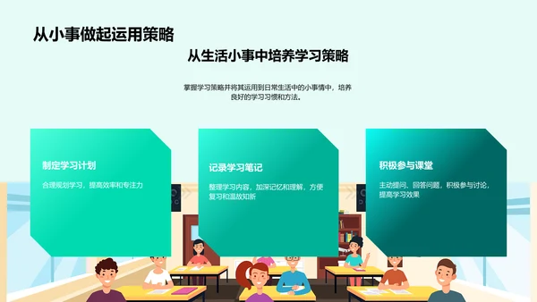 学习策略掌握PPT模板