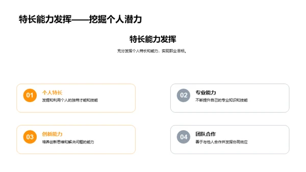 规划未来职业生涯