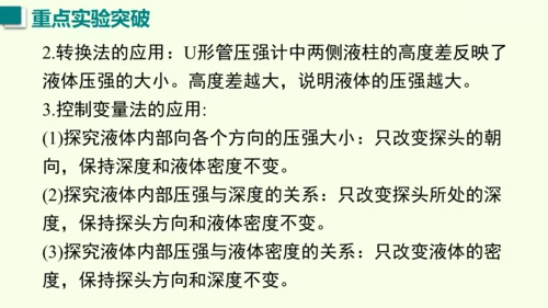 人教版（2024）物理八年级下册第九章 压强单元复习 课件（52张PPT)