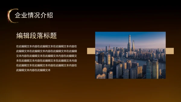 黑金风房地产融资计划书通用PPT模板
