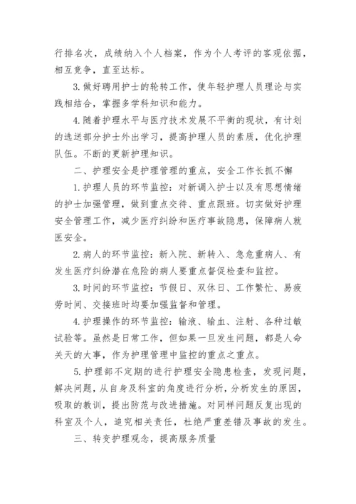 2023年医院护理工作计划范文.docx