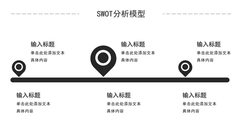 简约商务风企业培训SWOT技能分析PPT模板