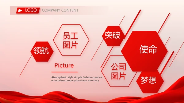 红色喜庆热烈欢迎领导莅临指导动态PPT