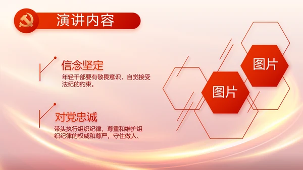 红色党支部党员大会年终工作总结PPT