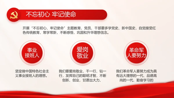 开展党史学习教育党的光辉历史PPT