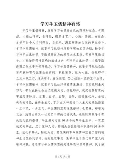 学习牛玉儒精神有感 (6).docx