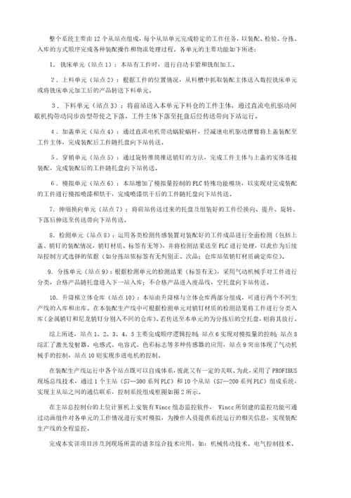 机电一体化柔性装配系统PLC控制实训指导书document120页