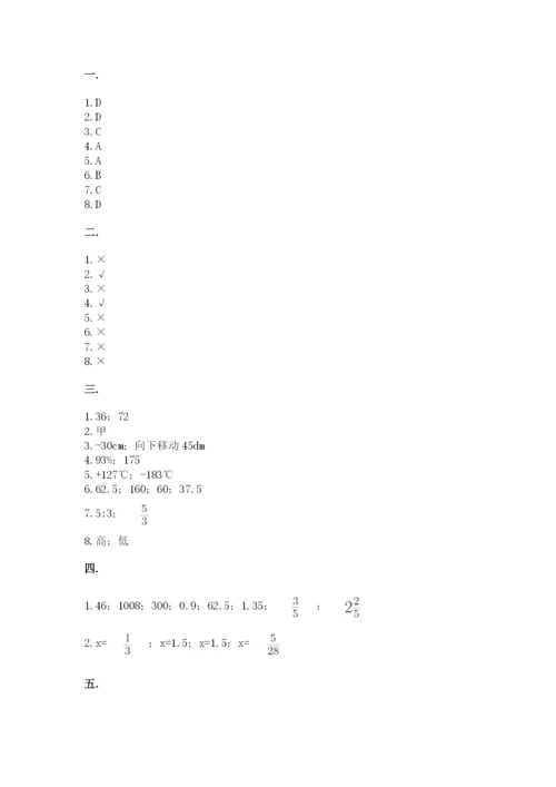 冀教版小升初数学模拟试题带答案（能力提升）.docx