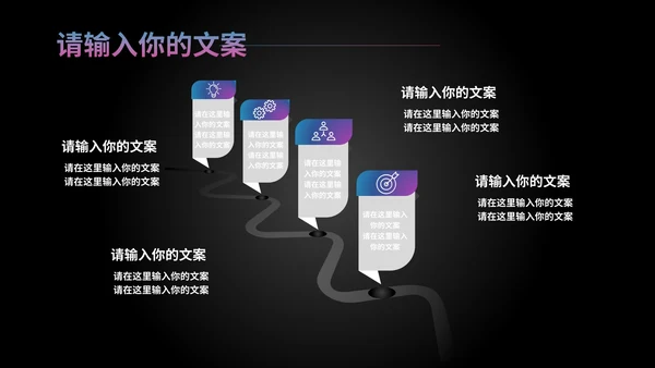 黑色科技风职场商务总结汇报PPT模板