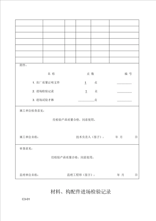 消防设备出厂合格证.材料进场报验表