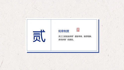 蓝色中国风企业员工宣传手册