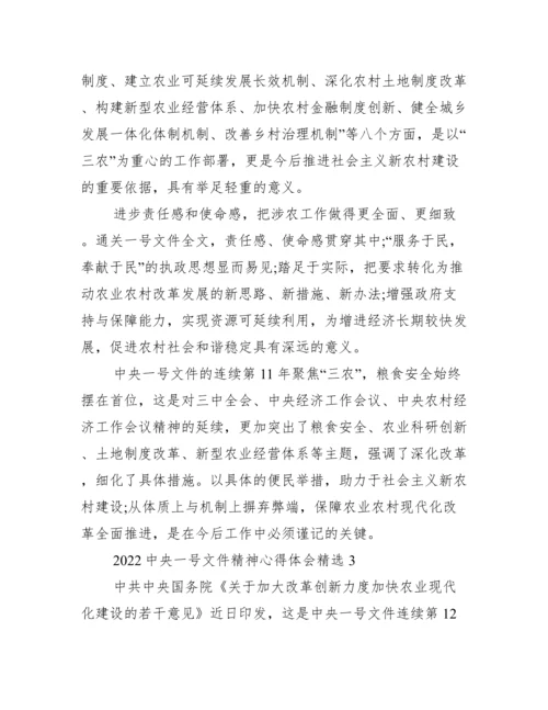 中央一号文件精神心得体会三篇.docx