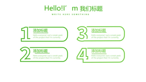 绿色小清新医药营销团队管理动态PPT