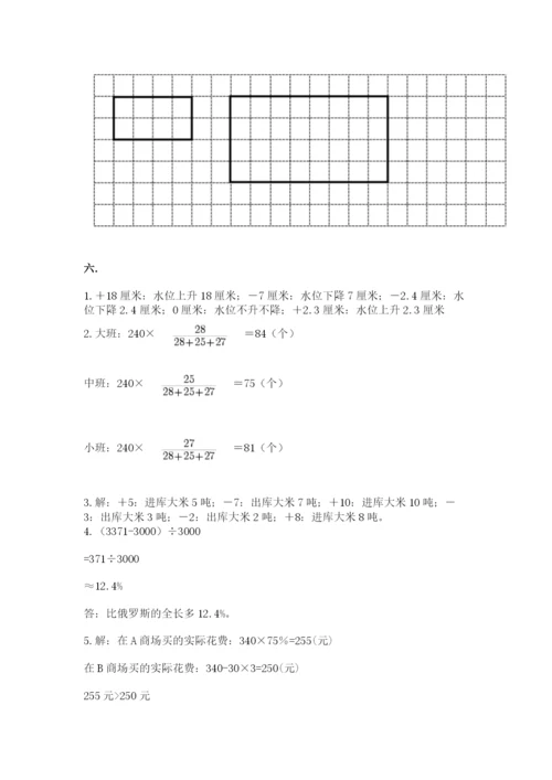 贵州省贵阳市小升初数学试卷及参考答案（满分必刷）.docx