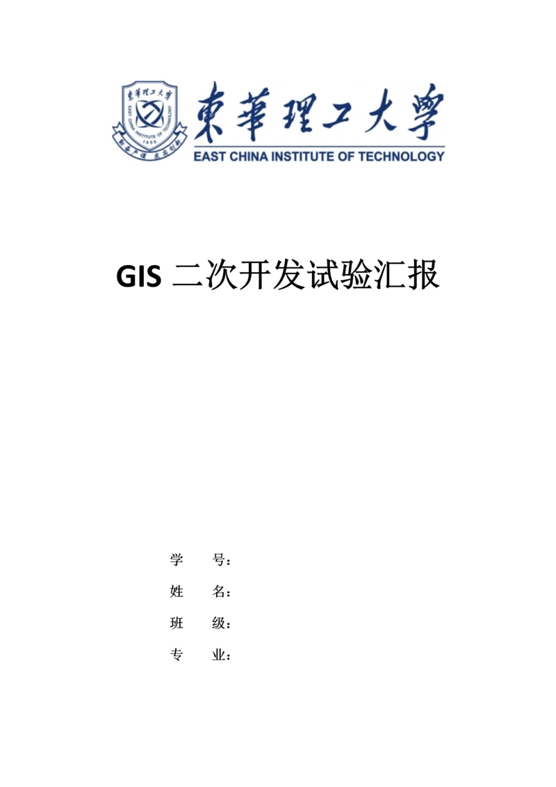 2023年东华理工GIS二次开发实验报告.docx