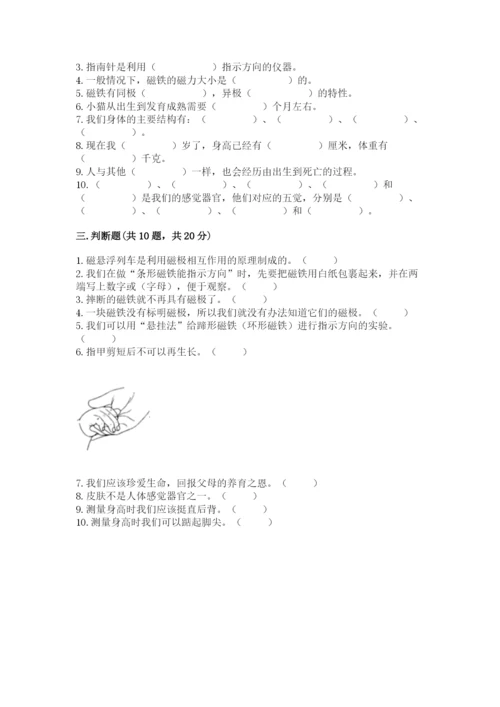 教科版二年级下册科学知识点期末测试卷附参考答案【巩固】.docx