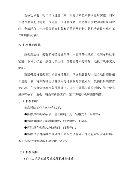 机房建设优质项目实施专业方案.docx