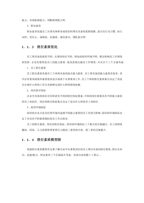 员工胜任素质模型与任职资格全案.docx