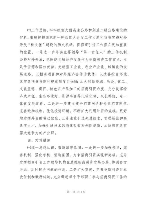 县招商引资工作调研报告.docx