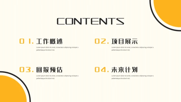 黄色杂志风美妆行业工作汇报通用PPT模板