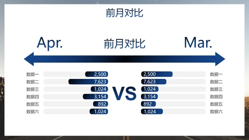 实景励志标语月度工作汇报总结PPT模板