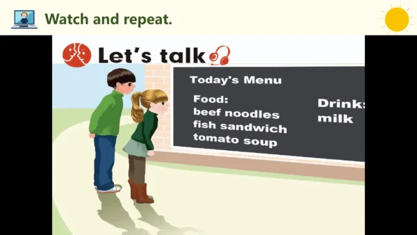 Unit 3 What would you like Part B Let's try & Let'