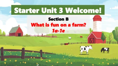 Starter Unit 3 welcome ! Section B 1a-1e课件 2024-20