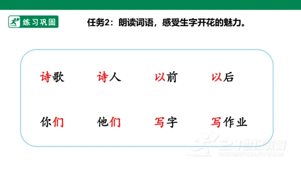 部编1A 第6单元 第8课 青蛙写诗（2）课件