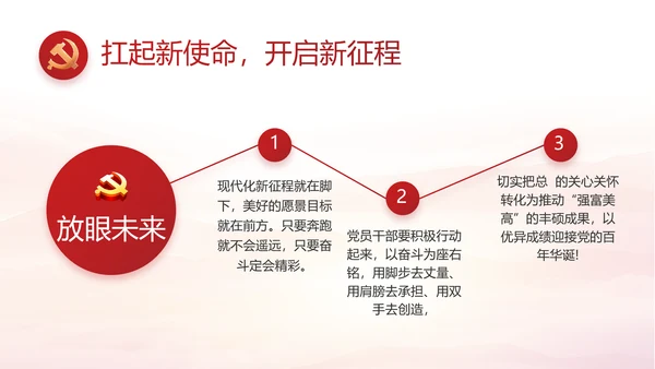 党建党支部工作总结汇报计划PPT党课
