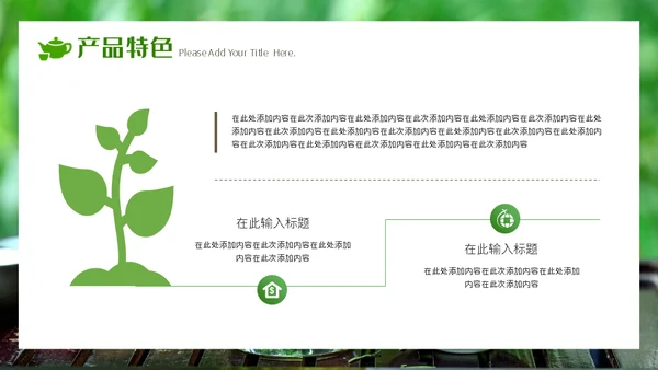 春茶产品宣传介绍茶业行通用PPT模板