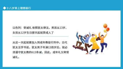 十八岁带上理想前行，相信美好未来通用PPT模板