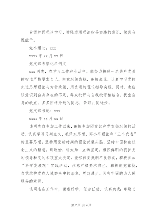 党小组考察记录例文 (2).docx