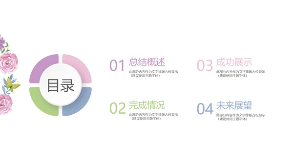 水彩风公司产品介绍宣传通用PPT动态模板