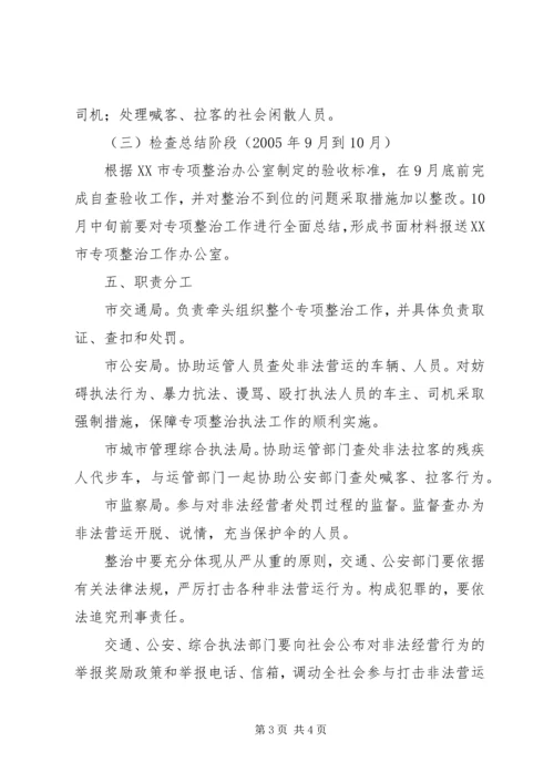 道路运输市场非法营运行为专项整治工作实施方案 (10).docx