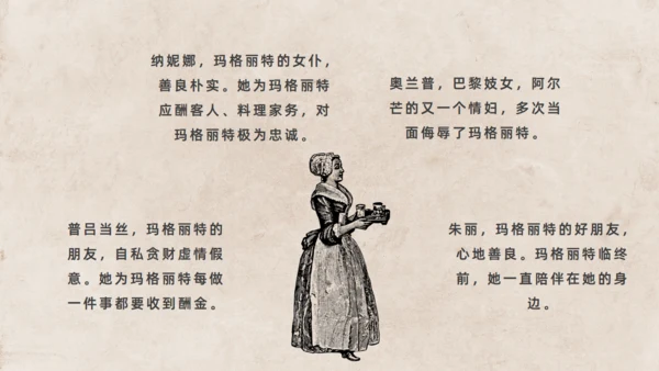 小仲马长篇小说《茶花女》通用PPT模板