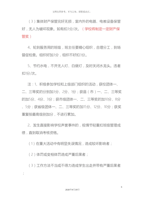 班主任工作量化考核实施细则.docx