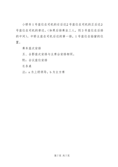 接待工作中座次安排.docx