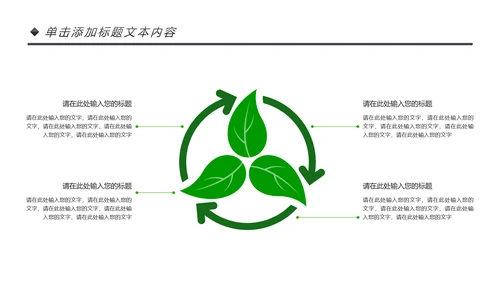 绿色唯美植物生长敬畏生命发芽PPT模板