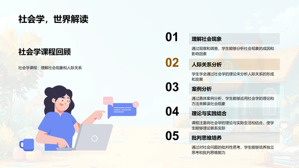 学期总结报告PPT模板