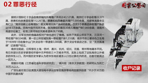 南京大屠杀国家公祭日教学宣传PPT课件