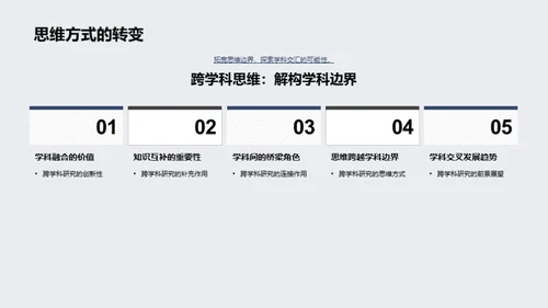 融通视野：跨学科研究之旅