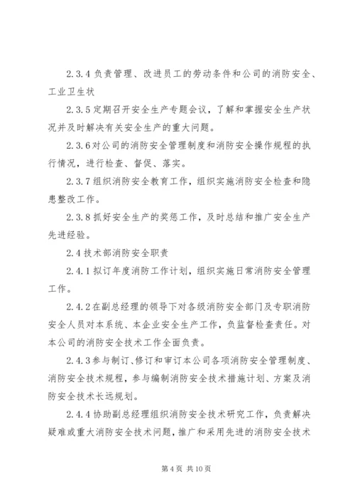 公司各级消防安全责任制 (4).docx