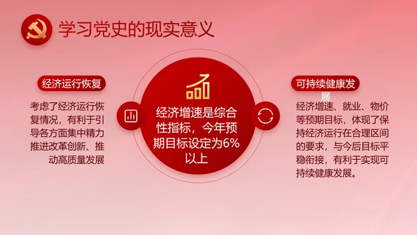 红色大气党建党支部年终工作总结PPT