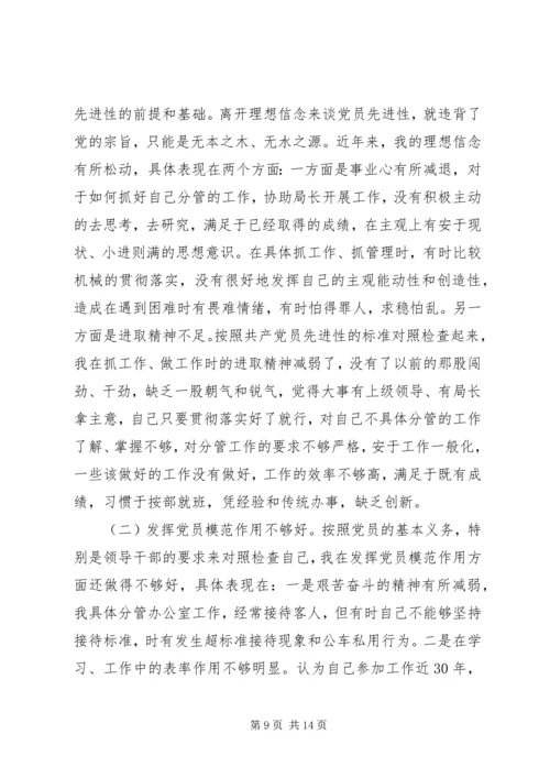 党员领导干部党性材料.docx
