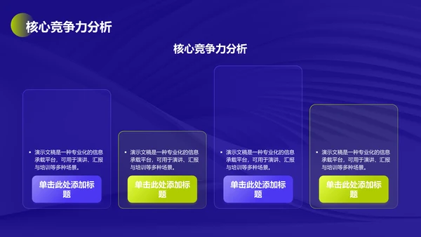 通用行业商业计划书PPT模板