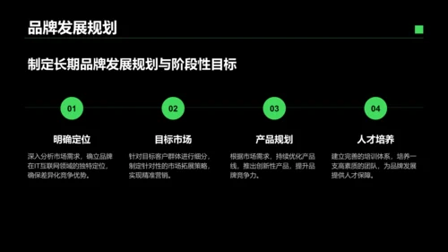 绿色商务风IT互联网商业品牌提案PPT模板