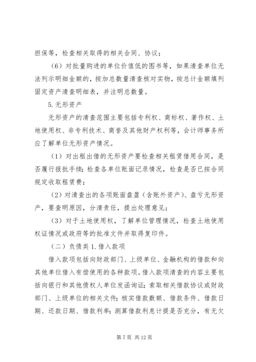 资产清查工作审计方案 (2).docx