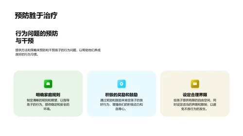 家校共育儿童习惯PPT模板
