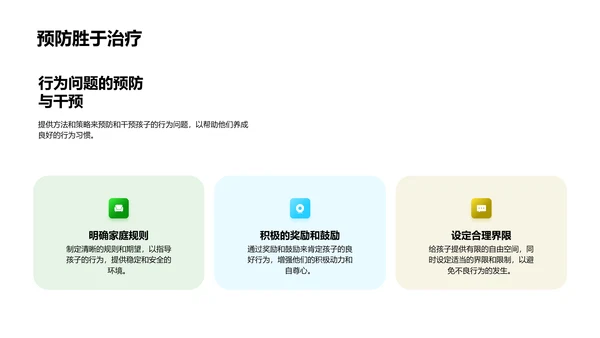 家校共育儿童习惯PPT模板