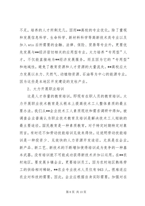 人力资源开发研究报告.docx